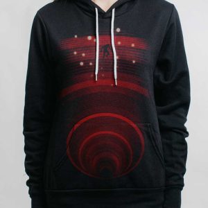 Abyss - Multicolor on Black Women's Pullover Hoodie